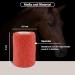 Buy Nilo Self-Adhesive Bandages - 24 Rolls 5cm x 4.5m | Breathable & Elastic Self-Adhering Bandage for Animals & Humans - Red - Buy Online on GoSupps.com