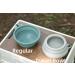 Ohmo Dog Travel Bowl - Anti-Drooling Portable 700ml Foldable Water Bowl for Road Trips - Unique Design in Light Blue - Essential Dog Travel Accessories - Buy Online on GoSupps.com