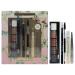 Paris Hilton Brow Collection Set - Make Up Kit Includes Eyebrow Palette Eyebrow Pencil and Highlighter Spoolie and Tweezer - Long-Lasting - 5 pcs