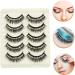 Ipetboom 10 Pairs Diamond False Eyelashes Exaggerated Eyelashes Cosplay Eyelash Realistic Eyelash Gems Eyelash Women Eyelash Long Fake Lash Performance Eyelash Artificial Lashes False Lash - Buy Online on GoSupps.com