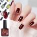 Red Gel Nail Polish Set Burgundy Dark Red Black Nail Varnish Sets Rose Red Autumn UV/LED Nail Lamp Soak off Nail Art Manicure Gel Nail Polish Kit for Salon DIY at Home - Buy Online on GoSupps.com