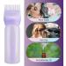 Gezimetie Root Comb Applicator Bottle with Scalp Massager Brush Comb 3PCS Hair Coloring Dye and Scalp Treatment Tools - Purple - Buy Online on GoSupps.com