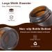 SUQURTOM 10-Pack 20ml Amber Glass Cosmetic Containers - Refillable Bottles for Creams Lotions & Essential Oils - Buy Online on GoSupps.com