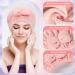 4 Pcs Microfiber Hair Drying Towels - Ultra Absorbent Hair Turban Head Wraps for Women - Fast Drying Shower Cap for Curly, Long, Thick, Wet Hair - Buy Online on GoSupps.com