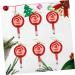 Zerodeko 6pcs Christmas Ornaments Diy Bag Lollipop Pendant Christmas Window Pendant Simulated Lollipop Pendant Holiday Pendant Christmas Tree Decor Accessory Window Trim Candy Dusting Child - Buy Online on GoSupps.com