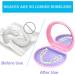 Retainer case Retainer Case with Mirror Orthodontic Denture Box with Magnetic Seal Textured Liner Multifunctional Mouth Guard Denture Case for Retainers Mouthguards Braces (Pink) - Buy Online on GoSupps.com
