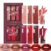6 Colors Matte Liquid Lipstick Set Velvet Smooth Nude Lip Gloss Waterproof Moisturizing Long Lasting Highly Pigmented Matte Lip Stain Makeup Gift Kit for Women
