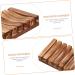 Amosfun 6 Pcs Wooden Soap Dish Coaster Holder Sink Sponge Holders Wooden Stand Toilet Soap Shower Soap Dish Wood Soap Case Shower Rod Holders Sponge Soap Sponge Sink Holder Hollow Soap Box - Buy Online on GoSupps.com