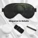 Buy SSIMOO Crown of Thorns Sleep Mask | Adjustable Breathable & Fashionable Eye Mask for Comfortable Sleep - Black | International Shipping Available - Buy Online on GoSupps.com