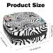 Portable Women's Binding-Storage Bags for Menstrual Cups & Pads | Zebra Print | Ideal for Teens & First Period Essentials - Buy Online on GoSupps.com