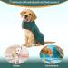Jostift Microfiber Dog Bathrobe Towel - Fast Drying Extra Absorbent Dog Towel with Adjustable Straps for All Sizes (Large Medium Small) - Perfect for Bath Time (Green) - Buy Online on GoSupps.com