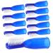 Plafope 10 pieces of tiny toothbrush finger toothbrush portable toothbrushes small toothbrushes clean tools mini toothbrushes small toothbrush prison mini