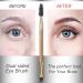 Duo Eyebrow Brush Set - Spoolie & Angled Eyebrow Brushes for Eye Makeup (5 Pack Yellow) | International Shipping Available - Buy Online on GoSupps.com