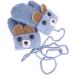 Infant Toddlers Winter Mittens | Cute Cartoon Gloves for Baby Girls Boys 0-3 Years | Plush Padded Knitted Mittens - Light Blue - Buy Online on GoSupps.com