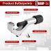 Sharp-tec Adjustable Pipe Cutter - 6-42mm Tube Cutter with Deburring Blade - Replacable Cutting Wheel - Buy Online on GoSupps.com