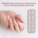 Polychrome Air Press On Nails Set - 30pcs Pink Glazed Almond Reusable Fake Nails with Glue & Tabs for Parties Events & Dating - Buy Online on GoSupps.com