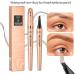 Magic Eyebrow Pencil with 4 Micro-Fork Tips Natural Waterproof and Long Lasting for Men and Women for Effortless Natural Looking Brows (Light Brown) - Buy Online on GoSupps.com