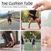 VIOCIWUO Toe Tube Sleeve Protectors 4Pcs with Gel Lining Pad - Relieve Toe Pressure Pain - Buy Online on GoSupps.com