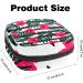 Stylish Women's Binding Storage Bags - Tropical Leaf Patterns for Menstrual Pads Tampons & More | Portable Multicolored Storage Solution for School & Office - Buy Online on GoSupps.com