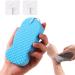 DASHENRAN Fitmedify Skin Sponge 3D Bath Sponge Shower Brush Exfoliating Bath Sponge Superpeeler Remove Dead Skin Superpeeler Remove Callusesand Dead Skin in Seconds (Blue)