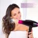 Ionic Hair Dryer 3500W - 3 Heat/2 Speed Settings 2 Nozzles & Diffuser - Professional Home Salon Use in Purple - Buy Online on GoSupps.com