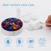 Abstract Violin Music Contact Lens Case with Mirror - Portable & Cute Travel Kit for Eye Care - Buy Online on GoSupps.com