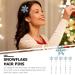 KALLORY Snowflake Hair Pins - 6pcs Decorative Barrettes for Girls | Party Hair Clips for Children - Snowflake Style Hair Accessories - Buy Online on GoSupps.com