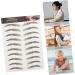 Healeved 9 Sheets Waterproof Eyebrow Stickers Imitation Eyebrow Sticker 3d Eyebrow Trimming Transfer Stickers - Buy Online on GoSupps.com