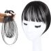 Bangs Clip in Bangs Front Synthetic 3D Air Fringe Bangs Clip in Bang Hair Extensions Straight Synthetic Hairpiece Soft Natural Hair Accessories For Women Girl for Women Curved Bangs for Daily Wear ( 1 PC C-1(2) - Buy Online on GoSupps.com