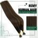 RUNATURE Nano Beads Brown Ombre Hair Extensions 14 Inch 50g - Real Human Hair - Buy Online on GoSupps.com