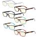 Eyekepper 6-pack Reading Glasses Blue Light Blocking for Women Men +1.25 Blue Light Blocking-b40-6 Pairs 1.25 x