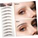 FOMIYES 5 Sheets Eyebrow 3d Sticker Lady Tools Makeup Eyebrow Stickers Temporary Brow Tattoos Artificial 4d - Buy Online on GoSupps.com