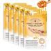 5 Pairs Hands Moisturizing Gloves, Exfoliating Hand Mask, Hand Skin Repair Renew Hand Mask Gloves with Honey Milk Hand Moisturizing Mask