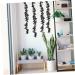 Zerodeko 4 Pcs Black Rose Vine Black Floral Garland Green Home Decor Silk Rose Garland Goblincore Room Decor Artificial Flower Garland Artificial Rattan Silk Flower Household - Buy Online on GoSupps.com