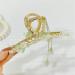 Refined Pearl Tassel Grab Clip Shark Clip Hair Claw Clips For Women Headwear Hairpins 03 (Color : 3)