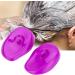 1 Pair Ear Cover Professional Reusable Transparent Ear Staining Caps for Dyeing Purple - Buy Online on GoSupps.com
