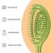 Ninabella Bio Hairbrush for All Hair Types - No Tangles Ideal for Curls & Long Hair - Professional Light Green Detangling Brush - Perfect for Women Men & Children - Buy Online on GoSupps.com