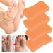 Feet Pumice Stone Set - 4 Pieces Foot Care Callus Remover & Hard Skin Scrubber (Orange) - Perfect for Pedicure & Smooth Feet - Buy Online on GoSupps.com