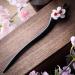 Retro Flower Decor Handmade Wooden Hair Stick | Long Hair Chopsticks for Women - Model A - Buy Online on GoSupps.com