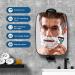 3X Magnification Shower Mirror with Razor Holder, 360 Swivel - Bathroom Accessories for Men & Women - 11 Larger Size - Includes 3pcs Adhesive Hooks - Black - Buy Online on GoSupps.com