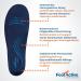 Footactive Comfort Insoles | Orthopedic Support for Heels Feet Knees & Back | Relief from Foot Pain | Blue Size 35-38 (XS) - Buy Online on GoSupps.com