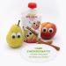 Cheeky Friends Bio Quetschie Apple Pear & Cinnamon Puree - Gluten-Free Vegan Baby Food (6x100g) | Perfect for 8+ Months - Buy Online on GoSupps.com