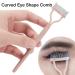 FIBOTY Eyelash Comb & Applicator Tool Set - Silicone Refill Pads, Eyeliner Brushes, Eyebrow & Spoolie Brush - 3Pcs - Buy Online on GoSupps.com