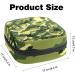 Cool Green Camouflage Menstruation Pad Bag with Zipper - Women's Napkin & Tampon Organizer - Buy Online on GoSupps.com