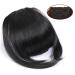 Bangs Hair Clip Bangs Hair Clip Extension Thick Clip in Fringe Straight Neat Bangs for Women Synthetic Heat-Resistant Fiber Flat Bangs Hairpieces Bangs Clip in Hair (Color : NC/4HL)