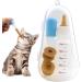 Kitten Feeding Bottles - Clear Scale Kitten Milk Bottle Milk Feeder Kitten Puppy Feeding Bottles for Nursing Small Animals Feeder with Replacement Nipples Kisronda Yellow Pacifier + Blue - Buy Online on GoSupps.com