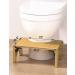 Easoger Bamboo Toilet Stool - 7'' Foldable Potty Step Stool for Squatting - 330 lbs Capacity - Buy Online on GoSupps.com