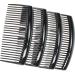 4 Pack of Large 9cm Plain French Side Hair Combs Slides Grips Clips Hair Accessories for Women Girls by Glitz4Girlz (Black) - Buy Online on GoSupps.com