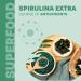 Certified Organic Fresh Spirulina Extra Powder 300g - Improved with Bioavailable Chlorophyll Added - Mint flavoured - Clean Source - 3rd party tested - Measuring Spoon Inside - Made in Canada - Buy Online on GoSupps.com