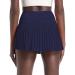 ChinFun Girls' Pleated Tennis Skirts Athletic Golf Skorts Skirts Running Casual School with Shorts & Pocket Navy Small